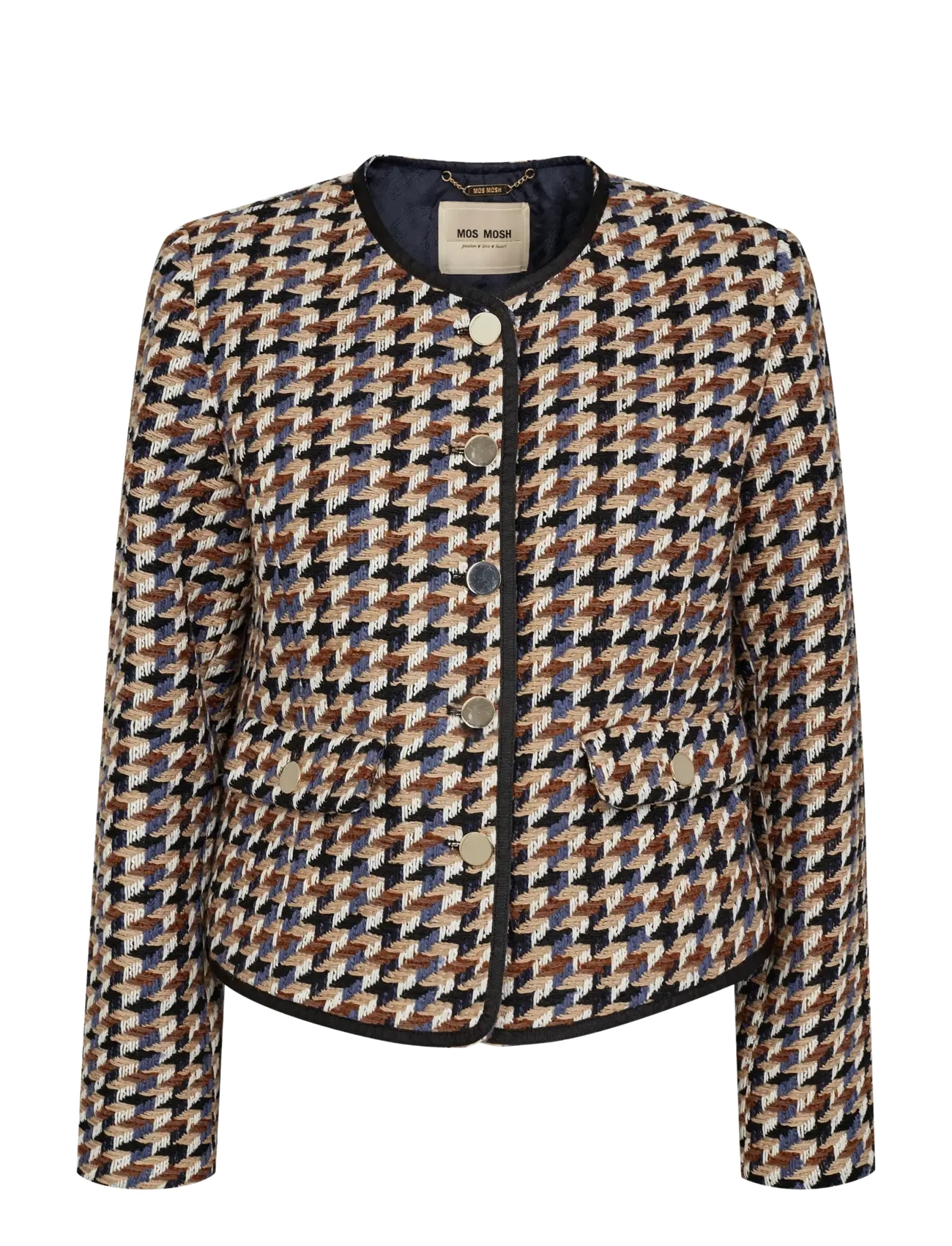 MOS MOSH MMScose Sho Jacket - Kotiriie - MARITIME BLUE / brown