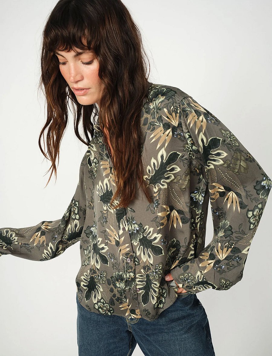 MOS MOSH - MMAbina Floro Shirt - urban chic - 0