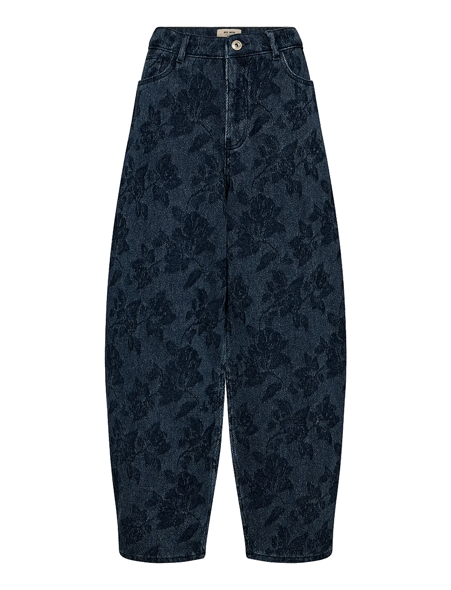 MOS MOSH - MMRosy Floret Jeans - barrel jeans - blue - 0