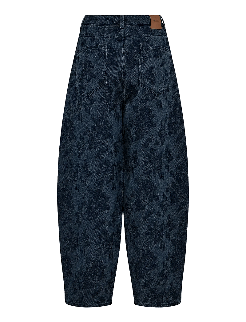 MOS MOSH - MMRosy Floret Jeans - barrel jeans - blue - 1