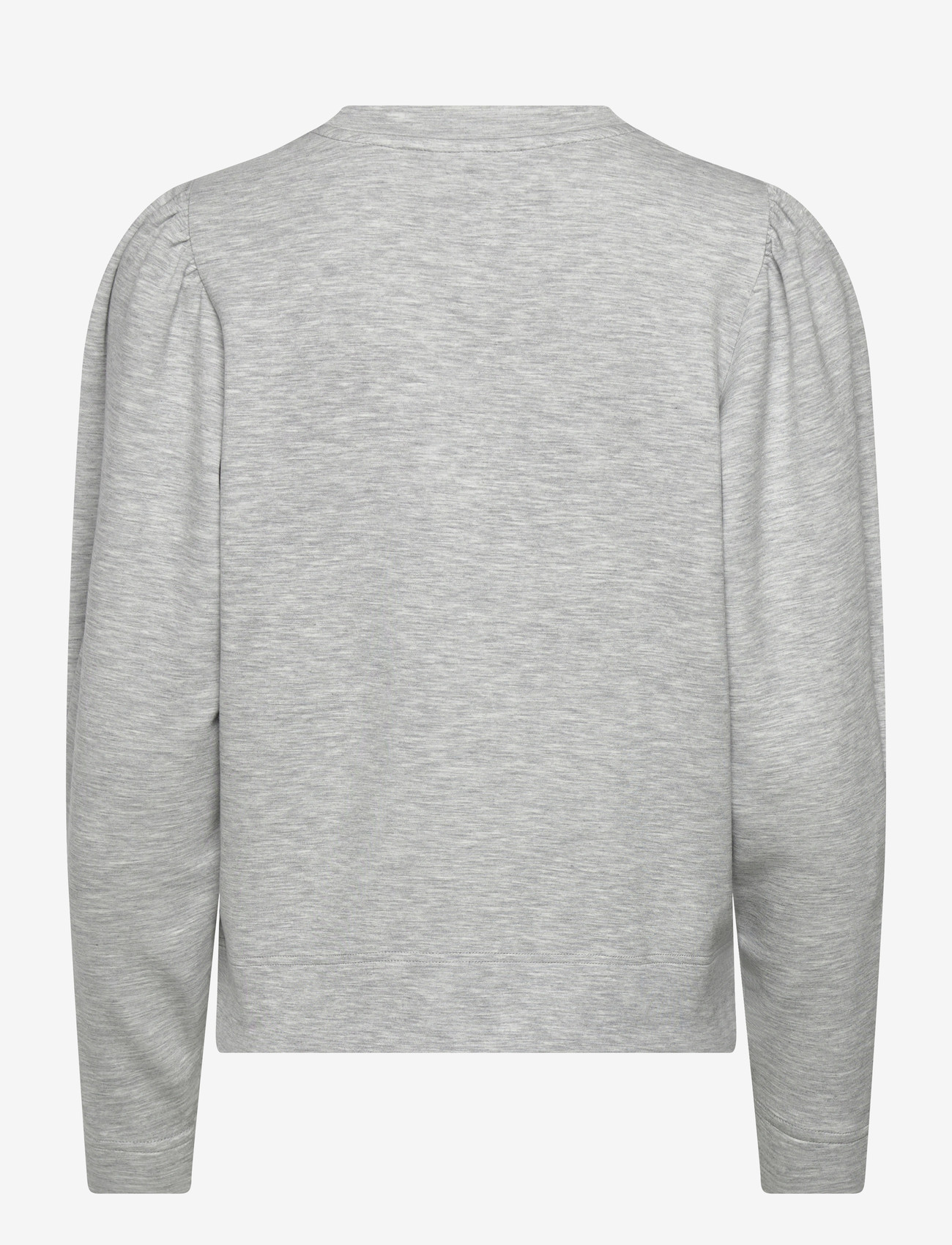 MOS MOSH - MMWinan O-LS Sweatshirt - långärmade toppar - grey melange - 1