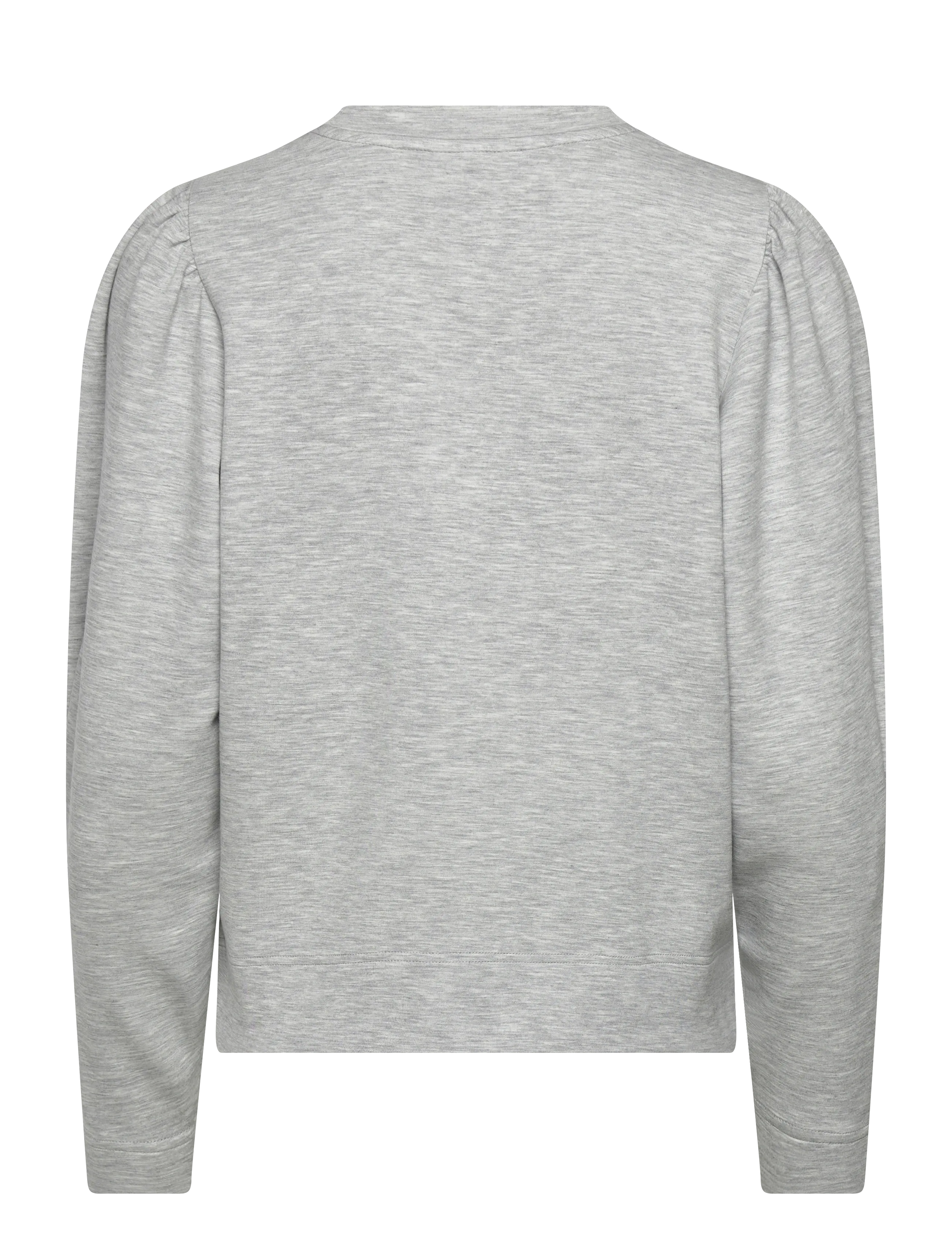 MOS MOSH - MMWinan O-LS Sweatshirt - long-sleeved tops - grey melange - 1