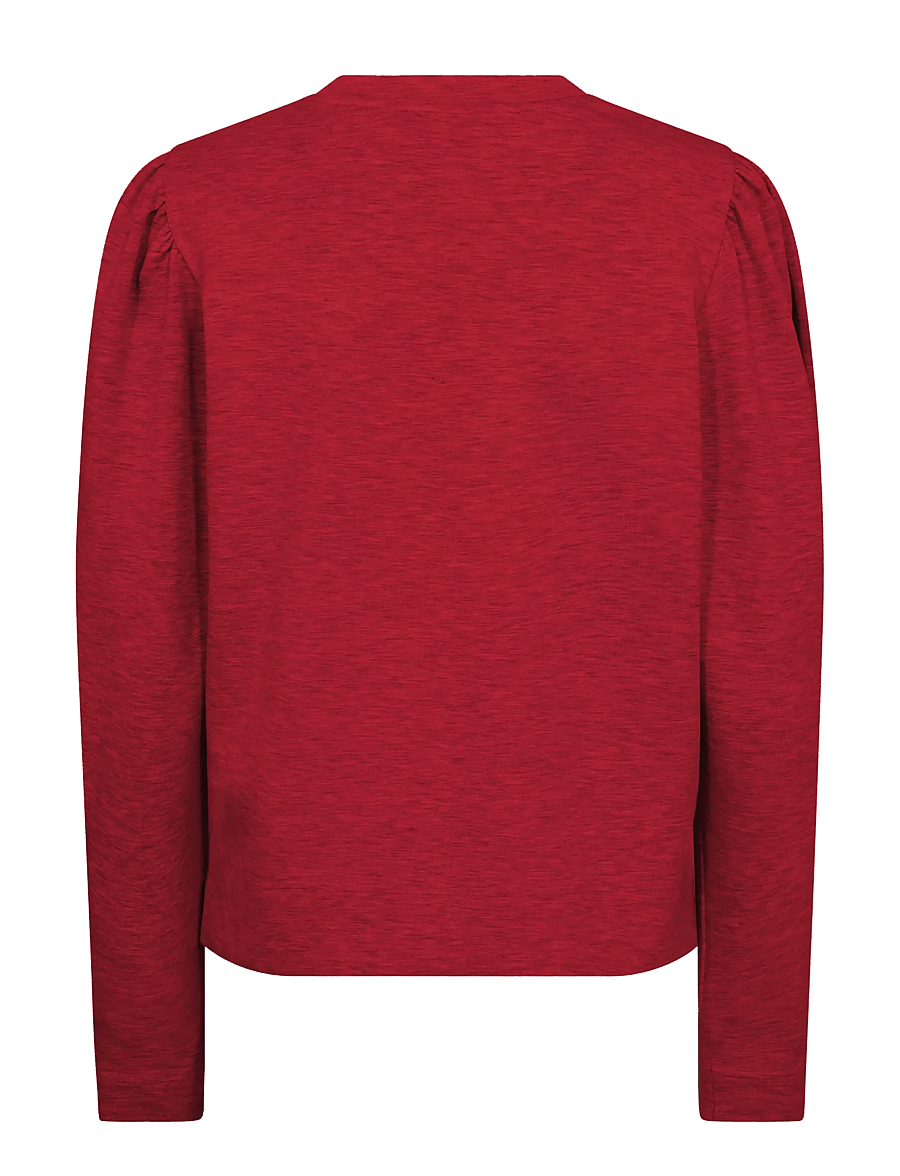 MOS MOSH - MMWinan O-LS Sweatshirt - långärmade toppar - rhythmic red - 1