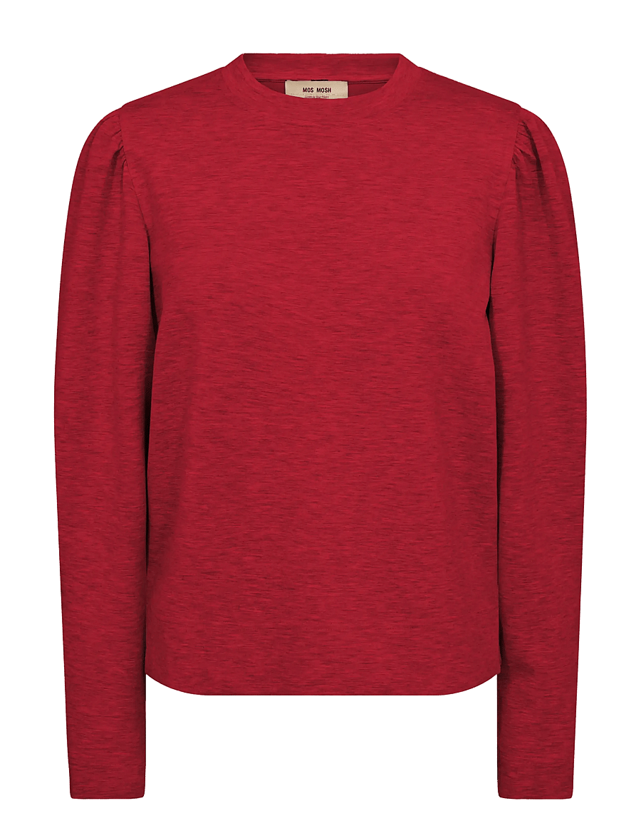 MOS MOSH - MMWinan O-LS Sweatshirt - långärmade toppar - rhythmic red - 2