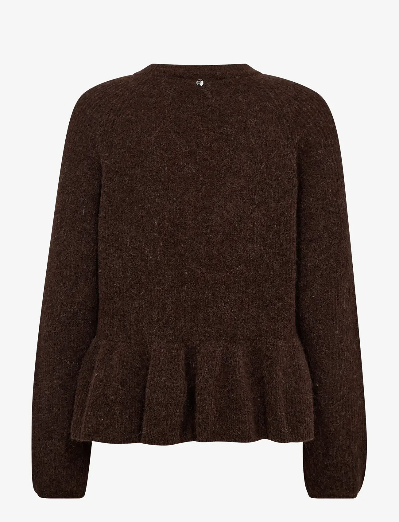 MOS MOSH - MMThora O-Neck Frill Knit - stickade tröjor - bracken - 2