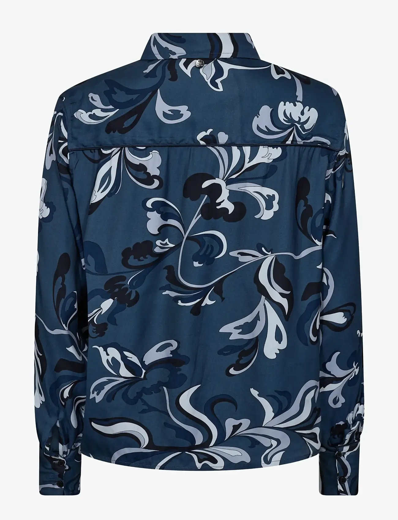 MOS MOSH - MMAbina Serve Shirt - langærmede skjorter - ensign blue - 1