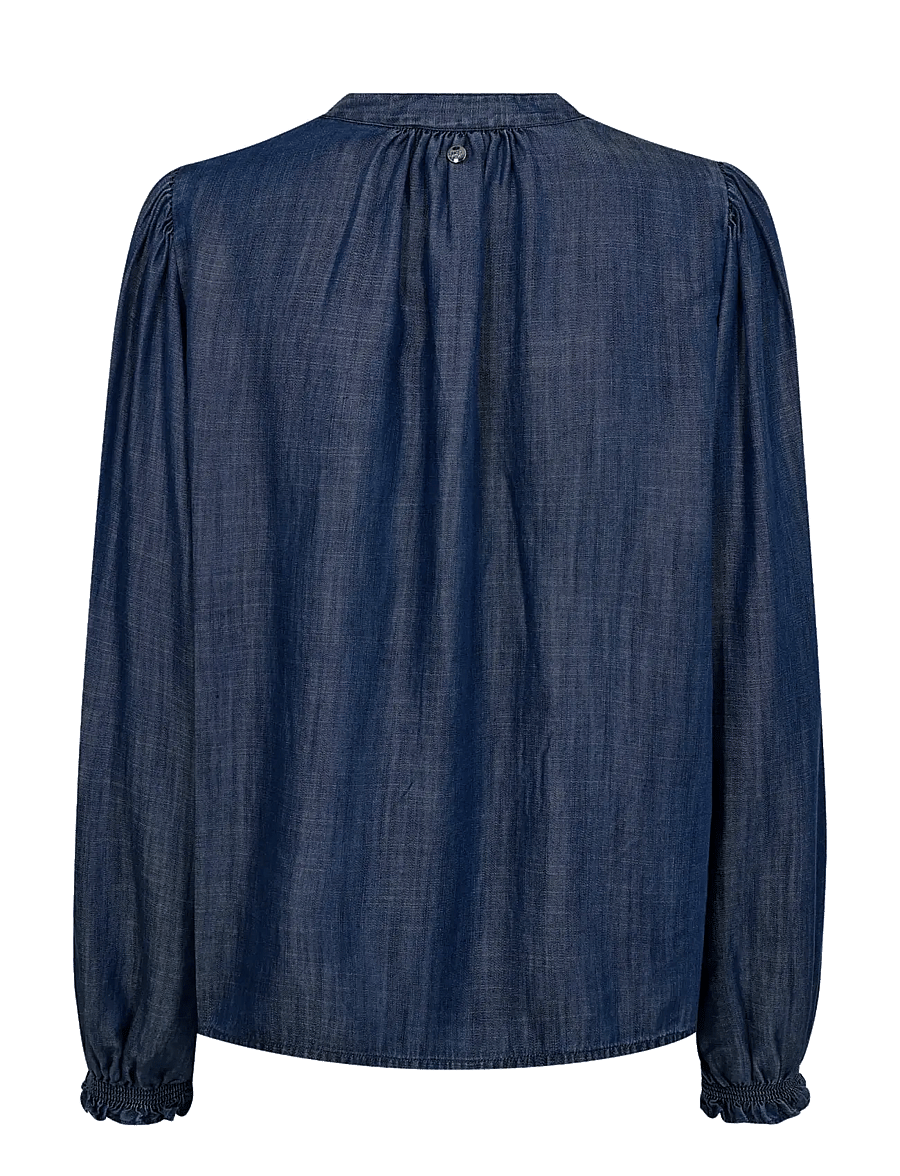 MOS MOSH - MMTazzin Dow Blouse - salute navy - 1