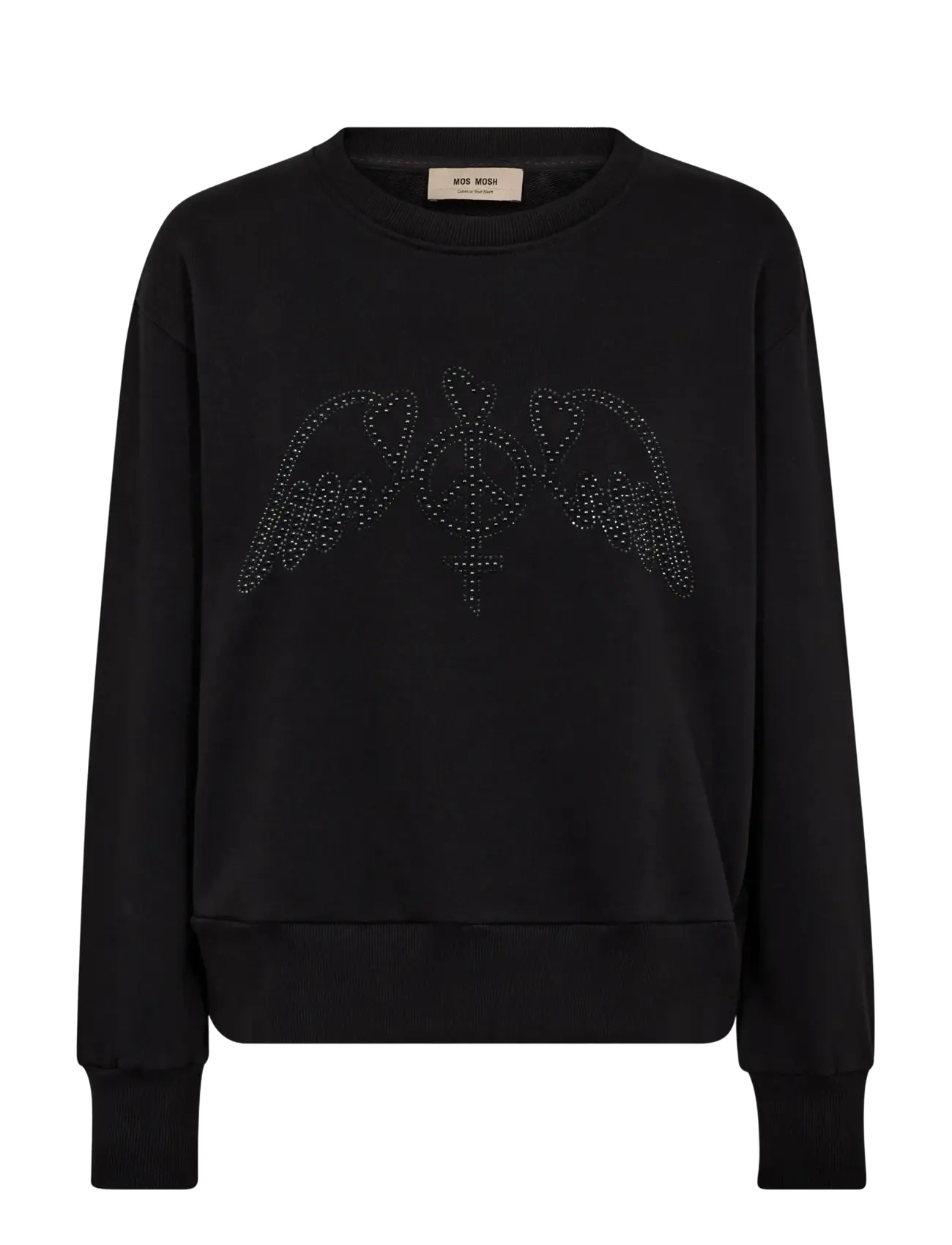 MOS MOSH Mmjaylin O-Ls Sweatshirt Schwarz - S - Damen
