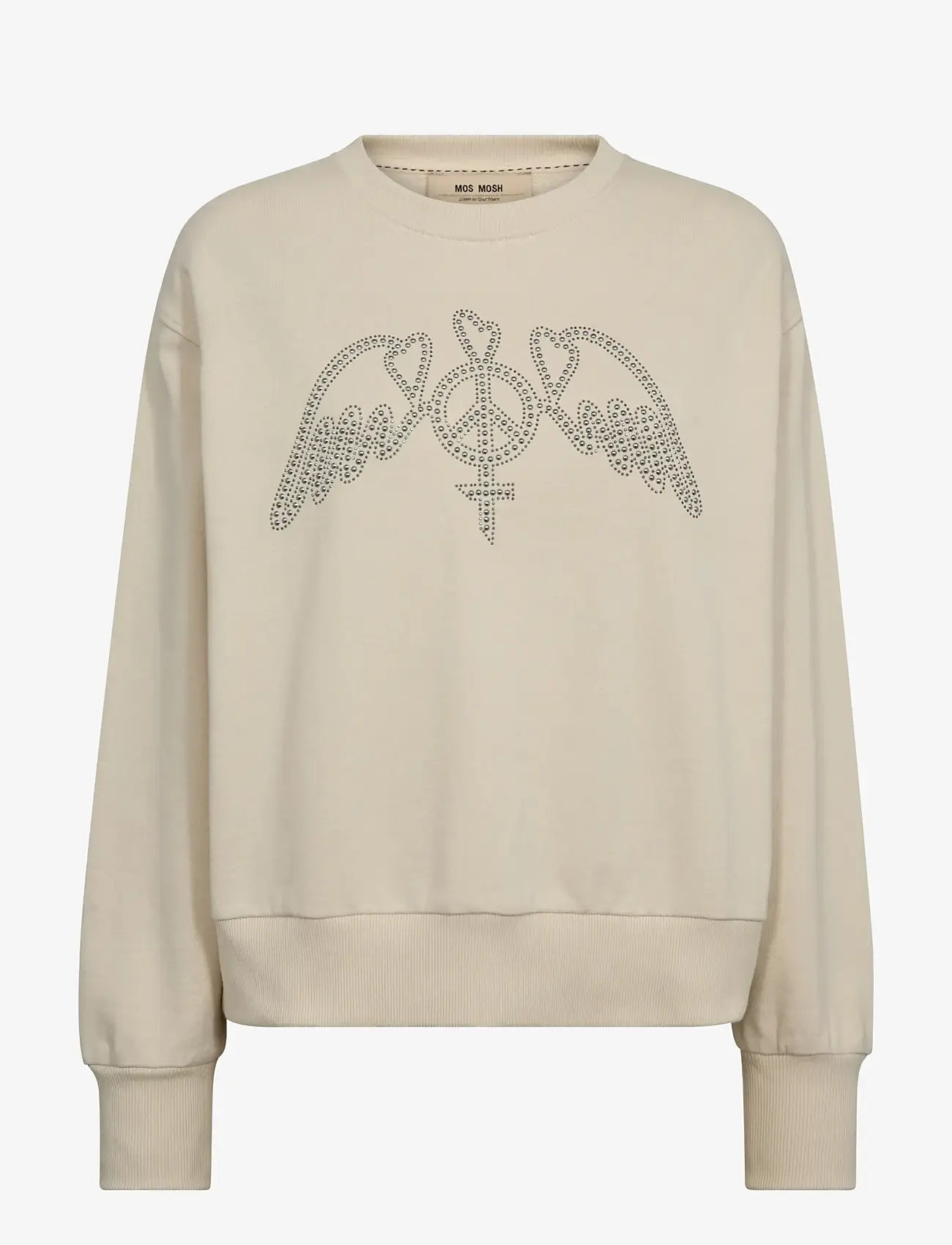 MOS MOSH - MMJaylin O-LS Sweatshirt - modetrender - summer sand - 0