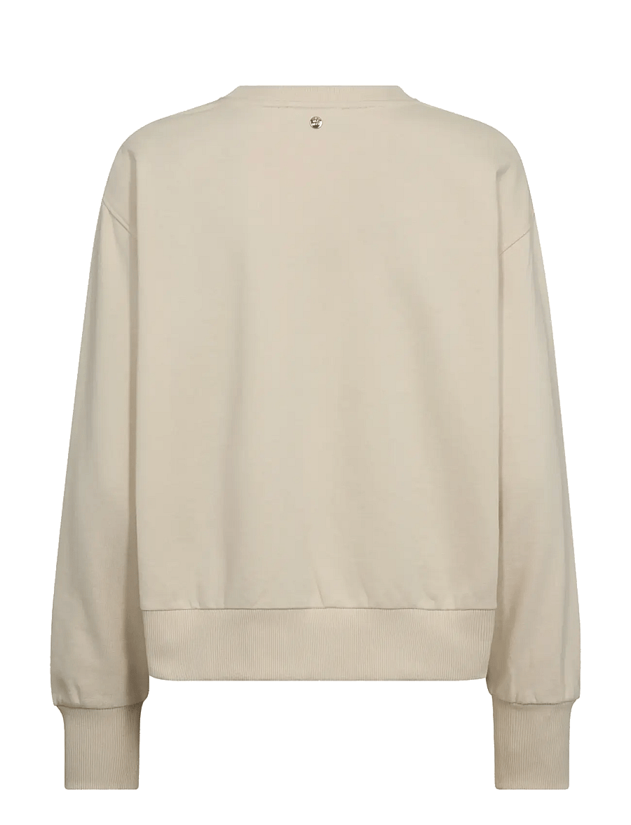 MOS MOSH - MMJaylin O-LS Sweatshirt - sweatshirts - summer sand - 1