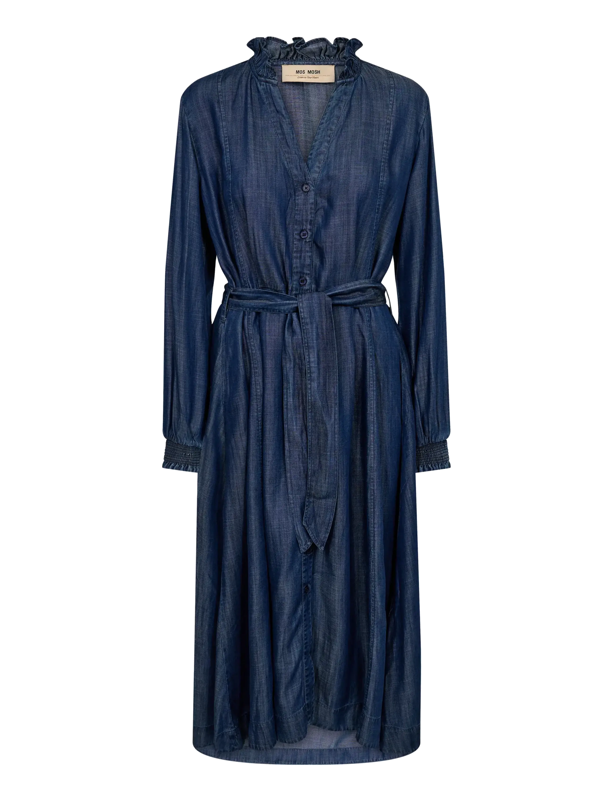 MOS MOSH Mmbey Dow Kleid Blau - XS - Damen