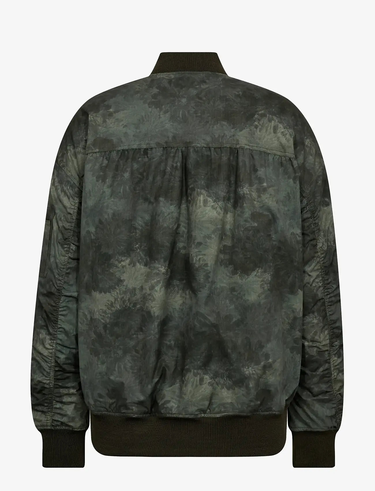 MOS MOSH - MMRuby Print Bomber Jacket - overtøj - olive night - 1