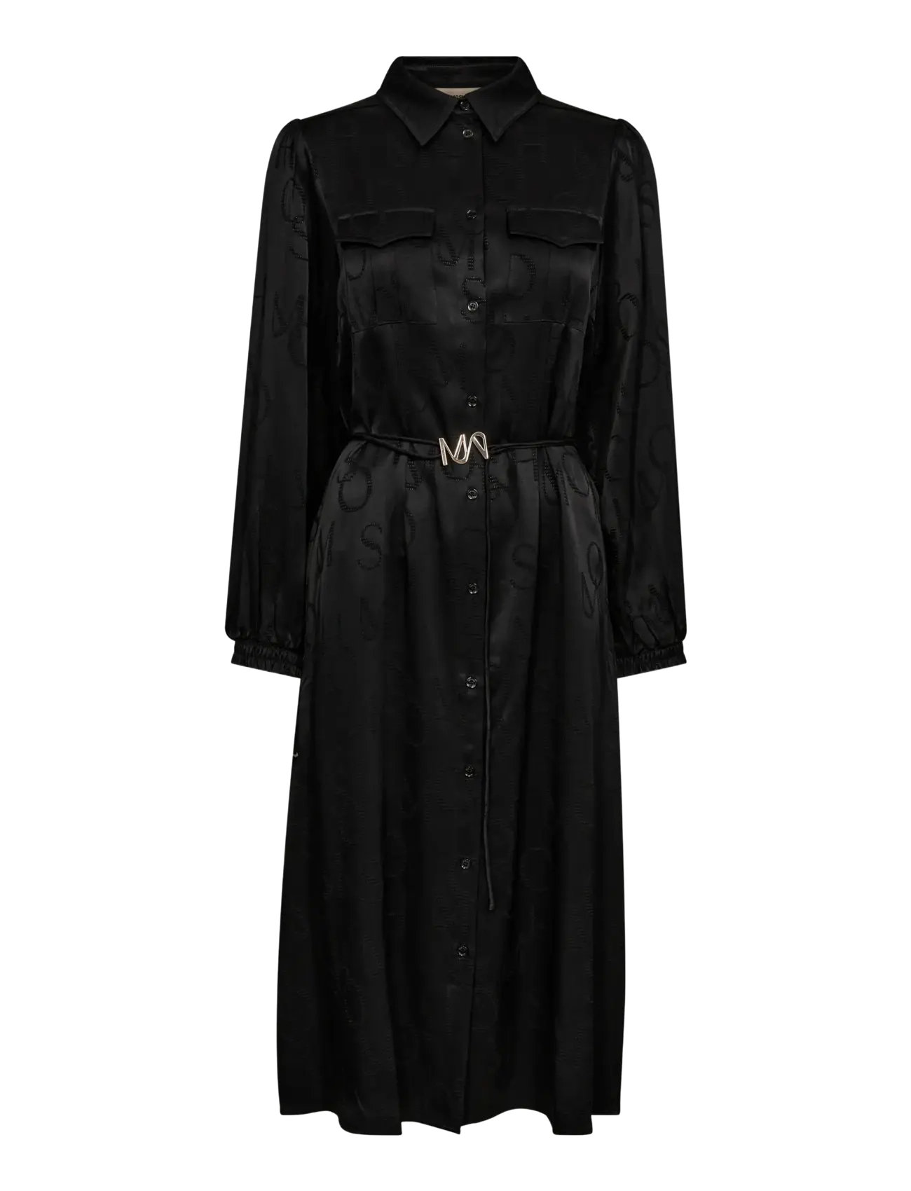 MOS MOSH MMRaya Monogram Dress - Kjoler - BLACK / black