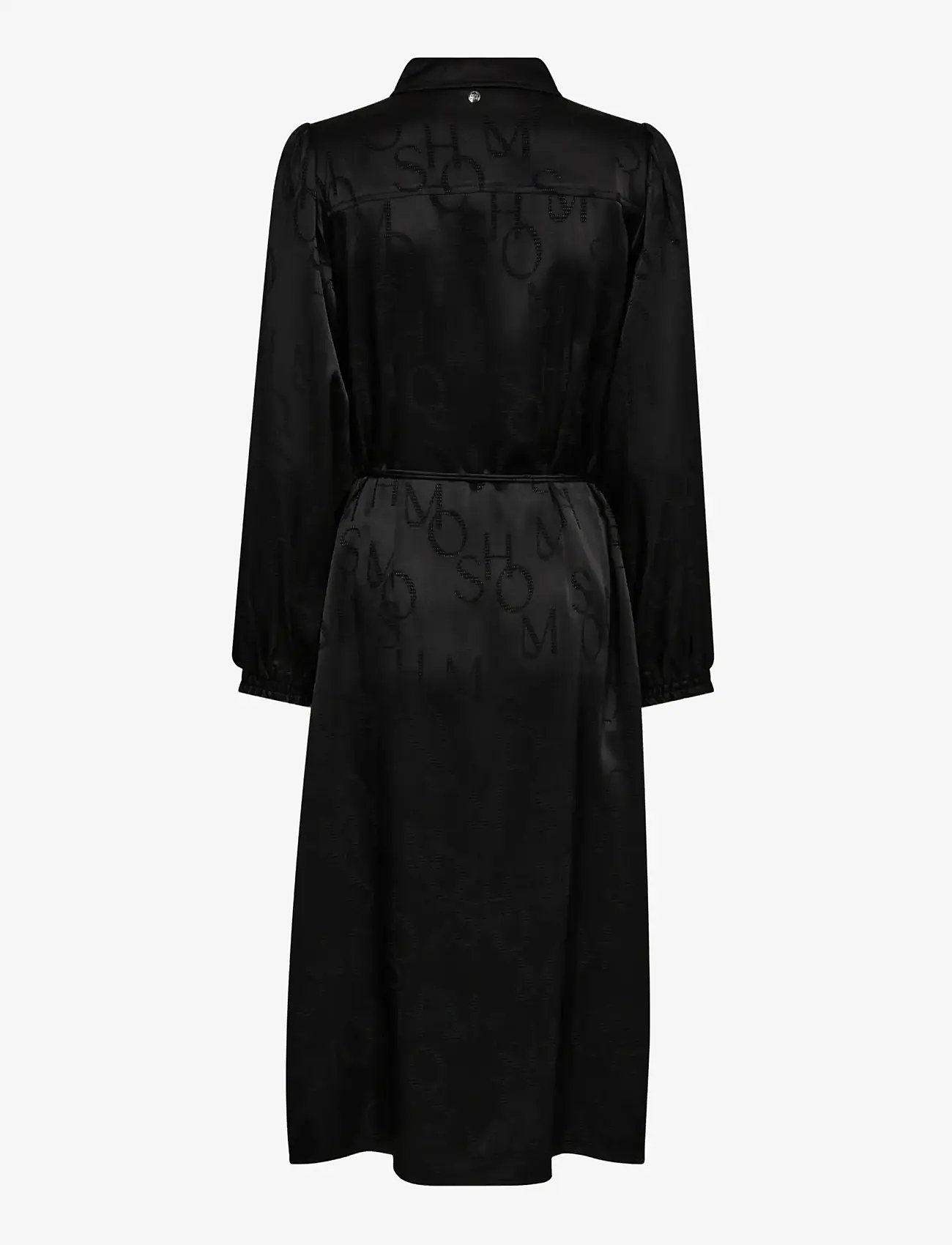 MOS MOSH - MMRaya Monogram Dress - aftonklänningar - black - 1