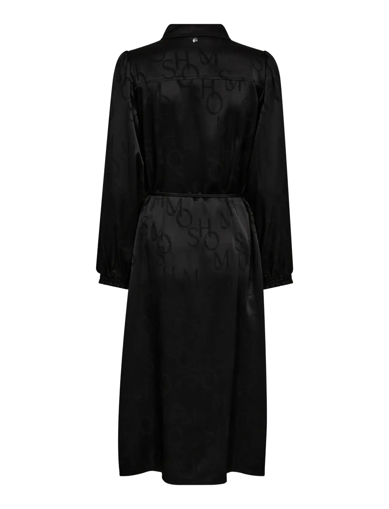MOS MOSH - MMRaya Monogram Dress - aftonklänningar - black - 1