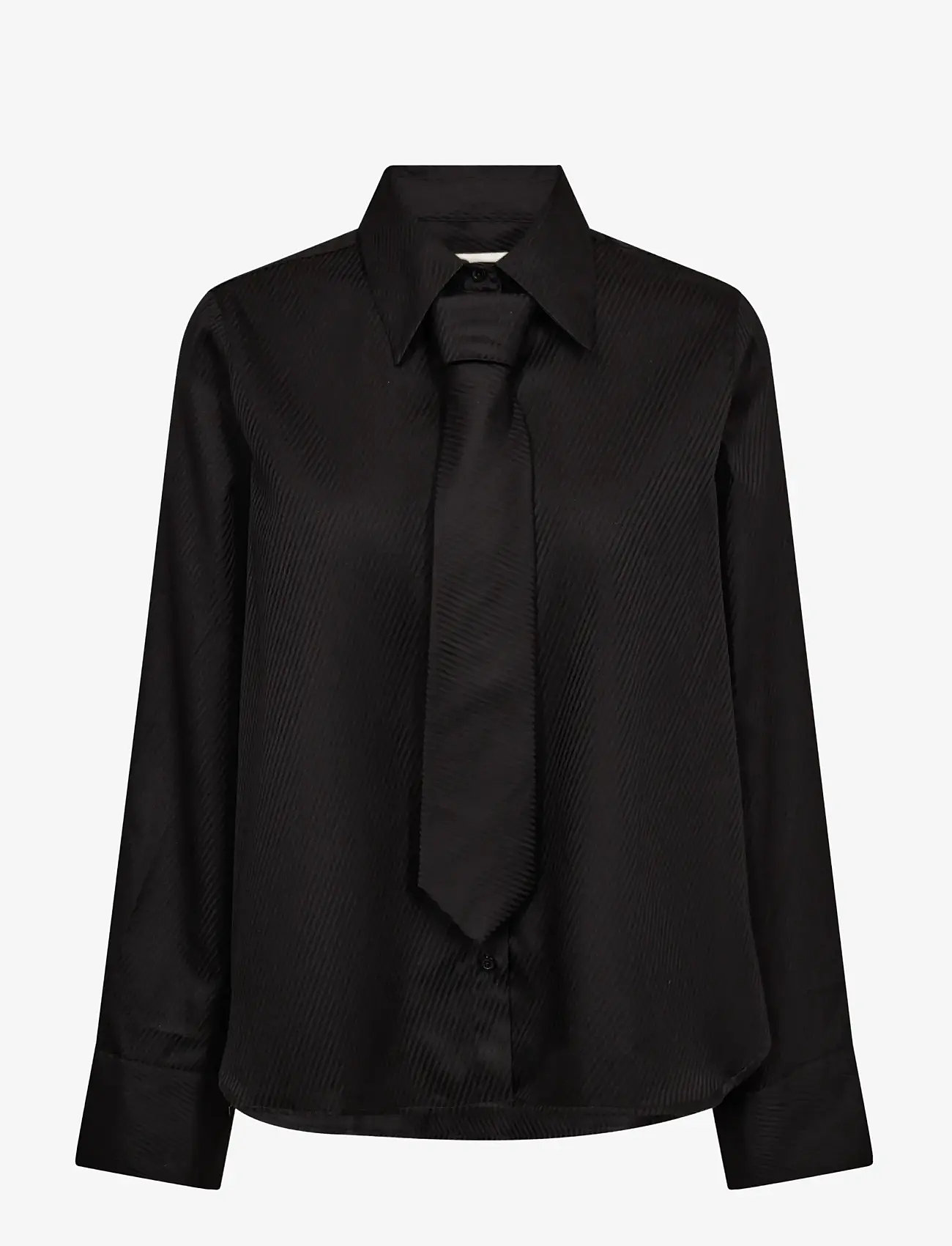 MOS MOSH - MMAyen Stripe Shirt - langärmlige hemden - black - 0
