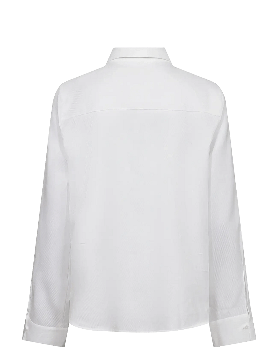 MOS MOSH - MMAyen Stripe Shirt - langärmlige hemden - white - 1