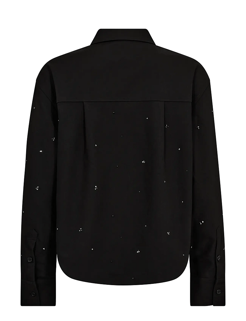 MOS MOSH - MMRie Geri Shirt - pitkähihaiset kauluspaidat - black - 1