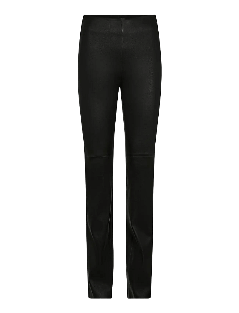 MOS MOSH - MMSarina Long Leather Legging - lederhosen - black - 0