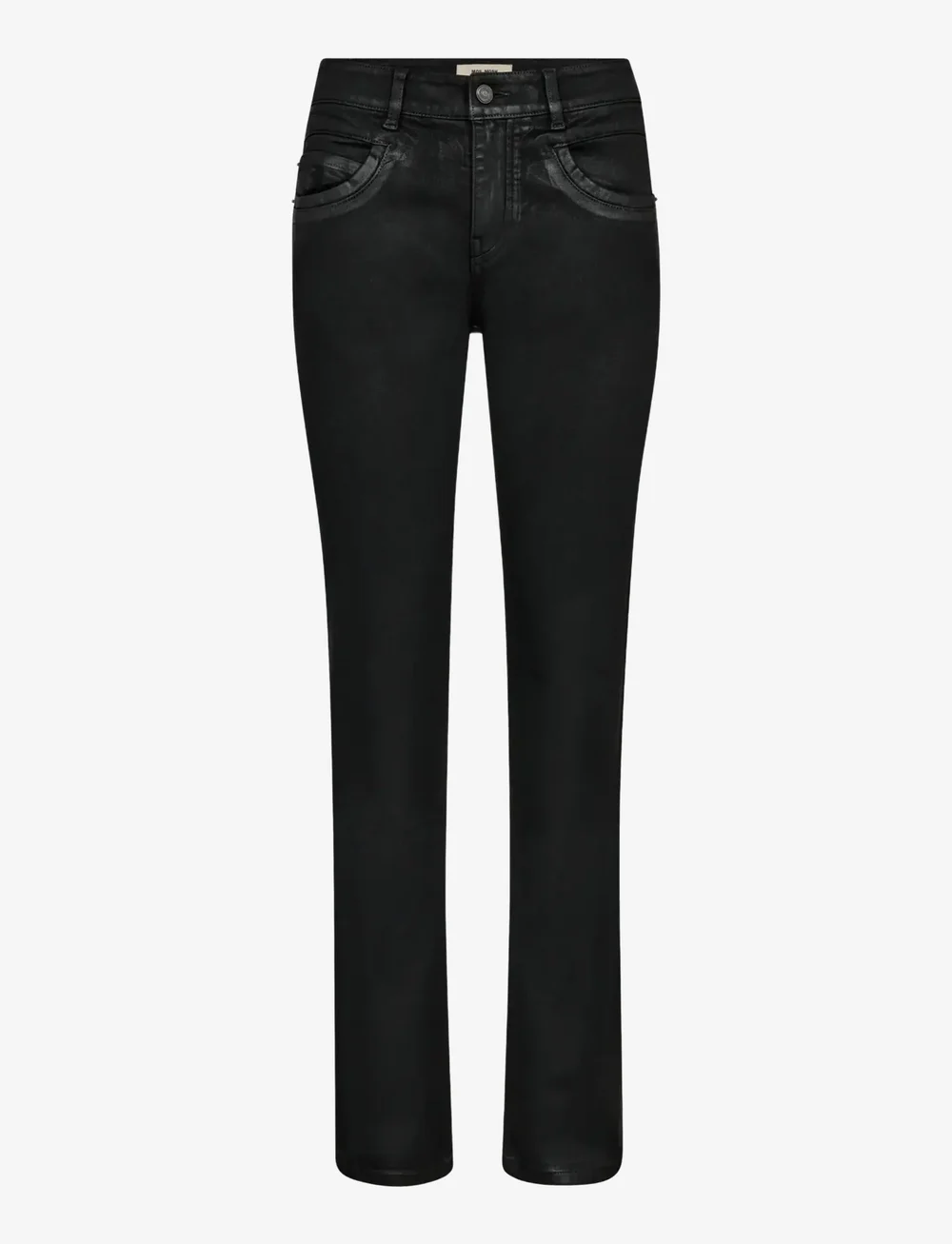 MOS MOSH - MMCarla Naomi Coated Pant - slim fit hosen - black - 0