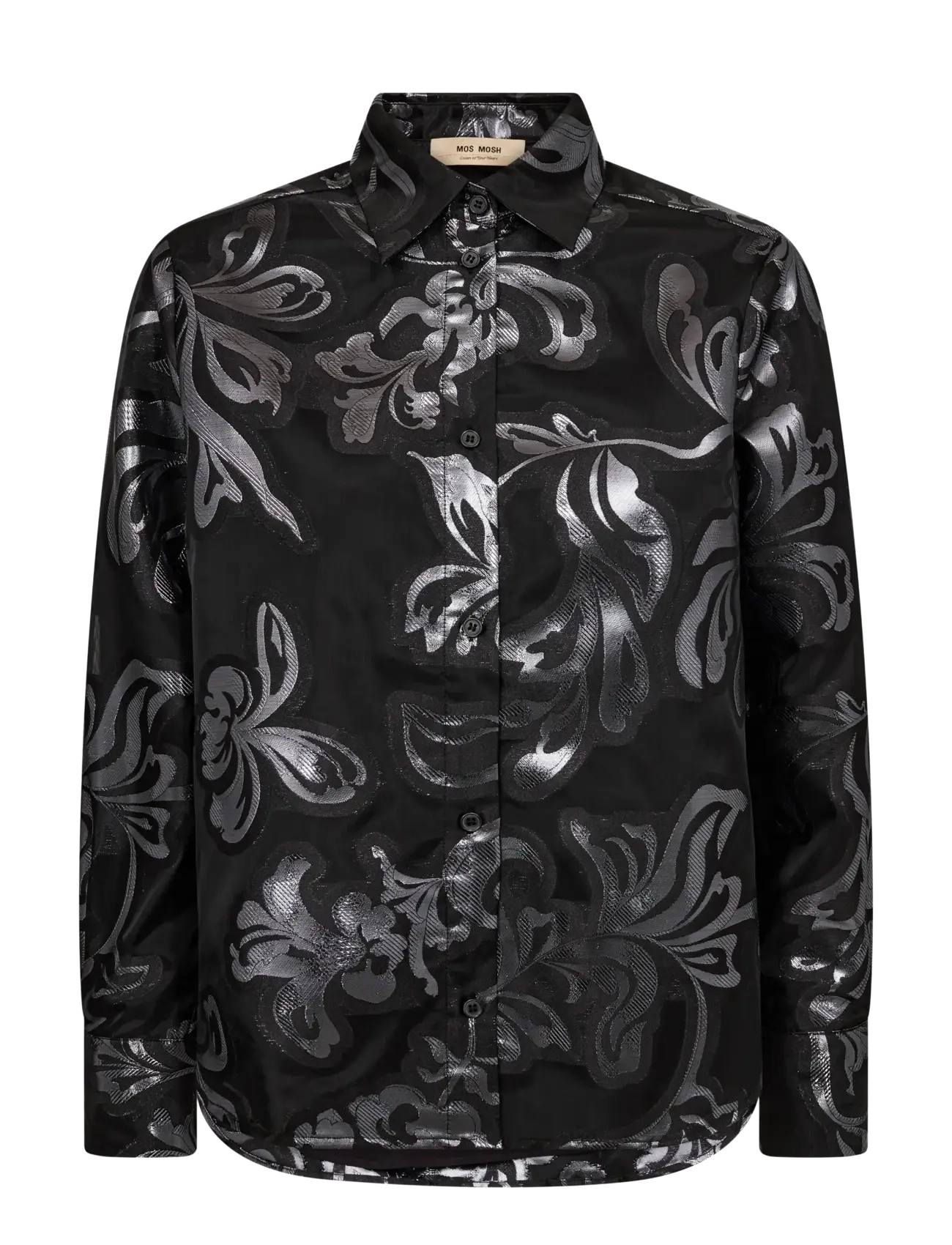 MOS MOSH Mmweina Ninx Shirt, XL, Black, Skjorter > Langærmede, Dame