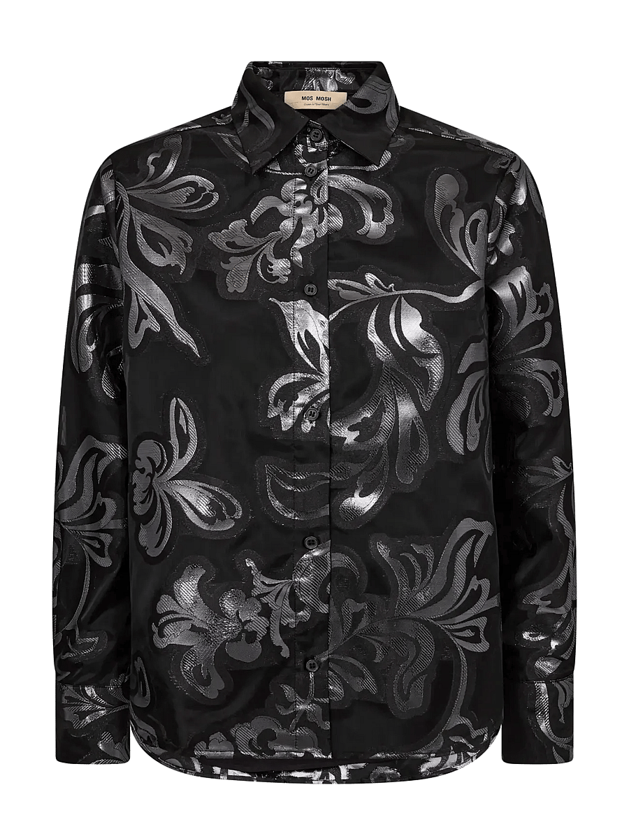 MOS MOSH - MMWeina Ninx Shirt - langärmlige hemden - black - 0