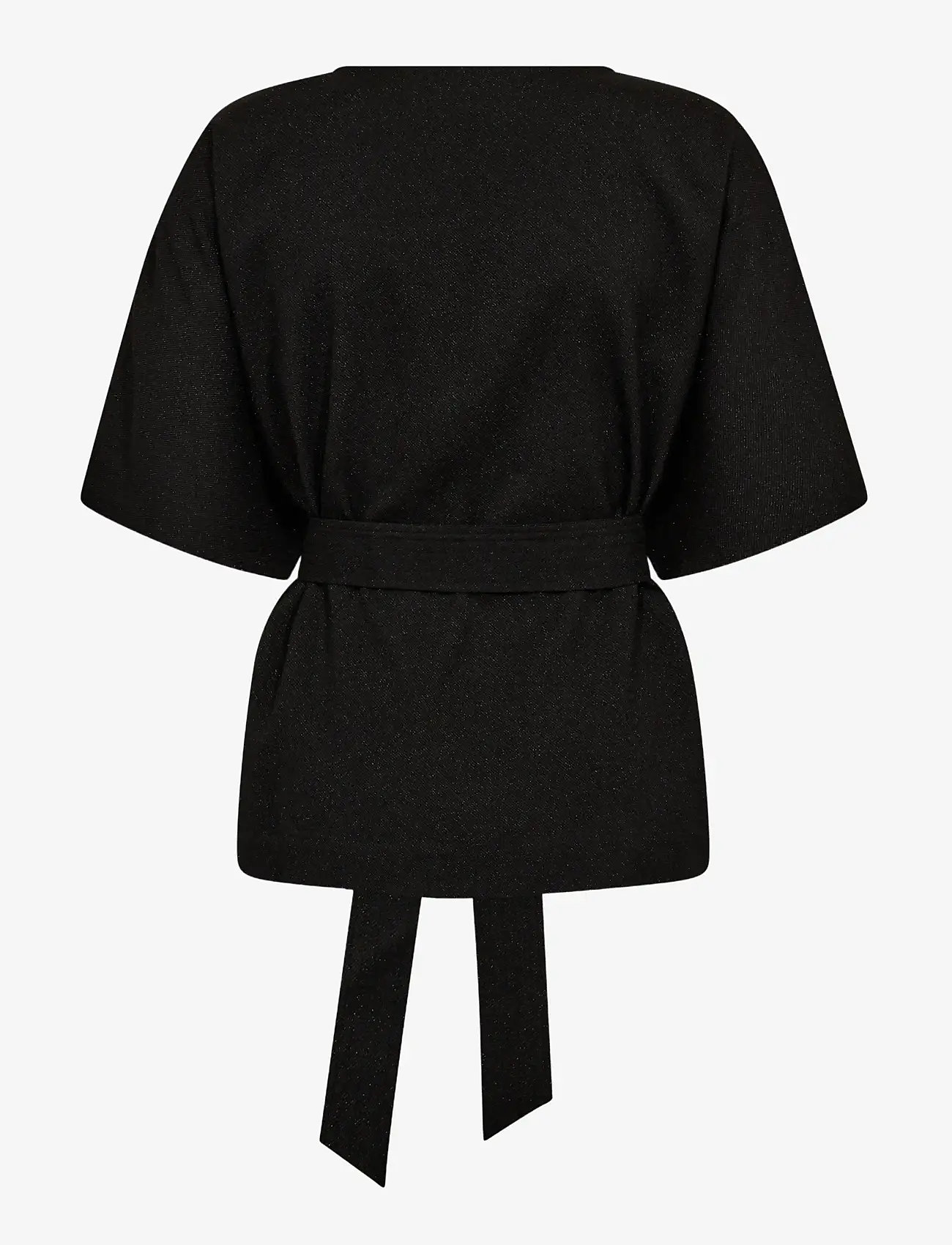 MOS MOSH - MMPie Bellevue Blouse - short-sleeved blouses - black - 1