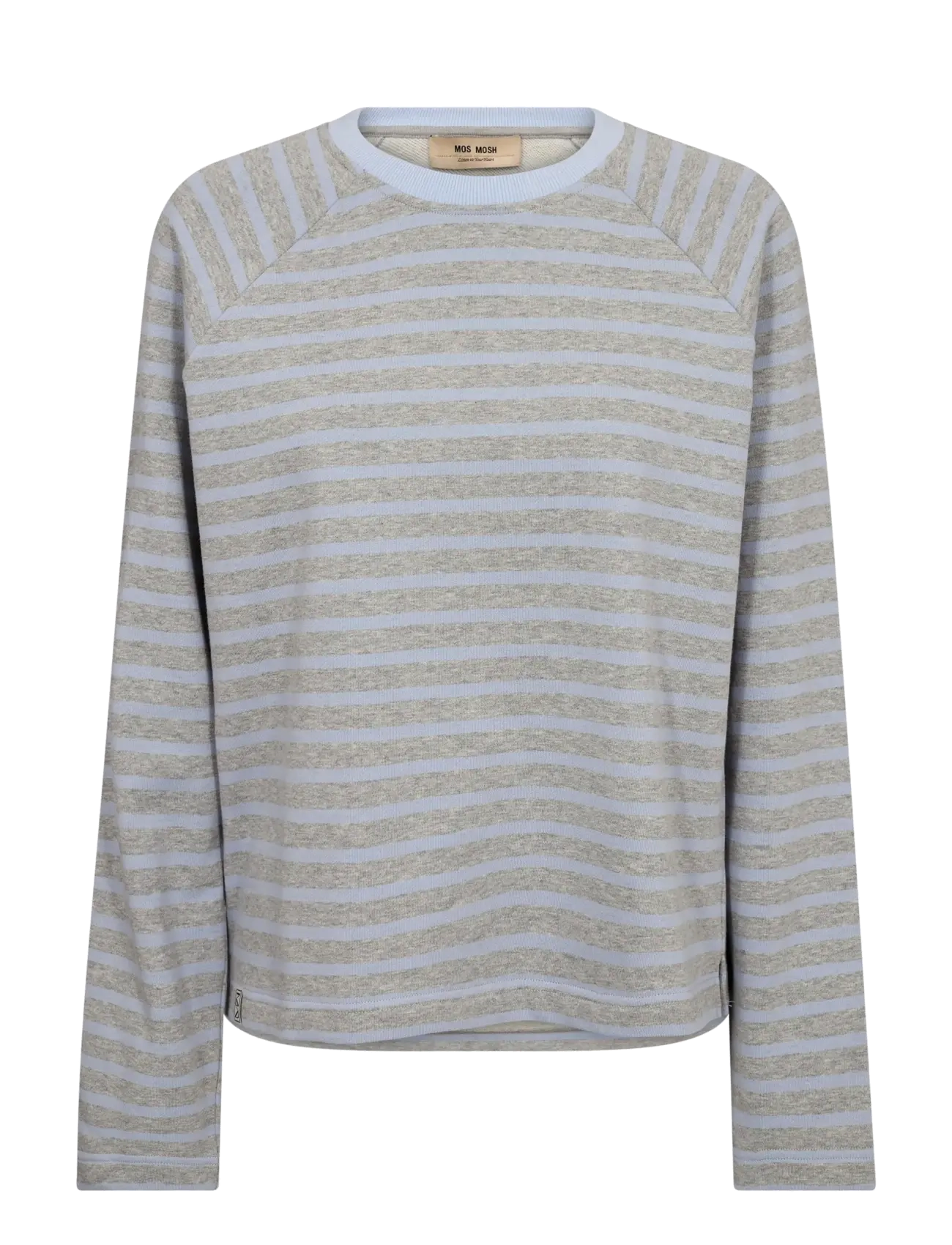 MOS MOSH MMLidy O-LS Mélange Sweatshirt - Sweatshirts - EVENTIDE / grey