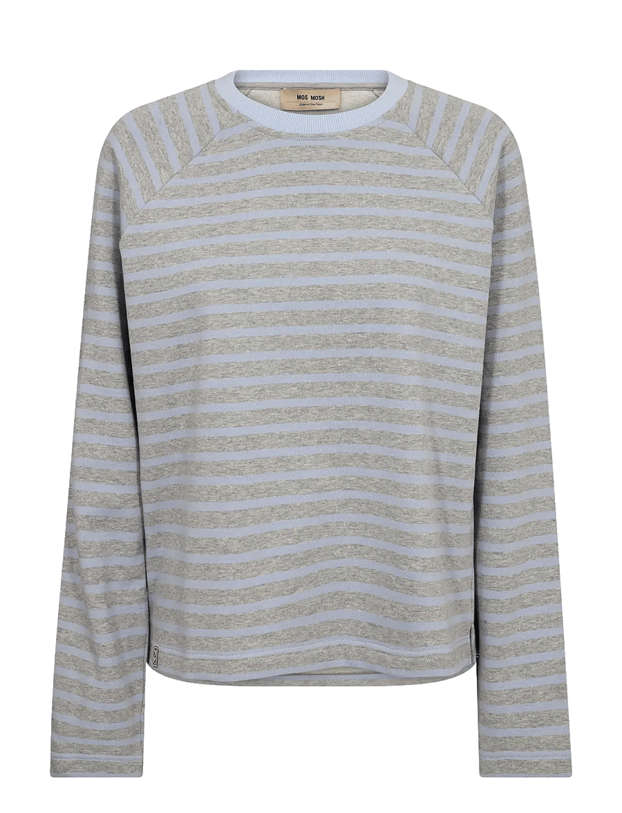 MOS MOSH - MMLidy O-LS Mélange Sweatshirt - t-shirts met lange mouwen - eventide - 0