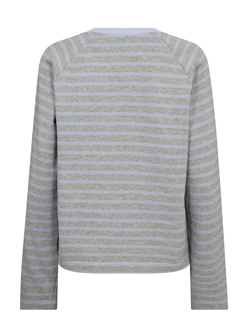 MOS MOSH - MMLidy O-LS Mélange Sweatshirt - dressipluusid - eventide - 1