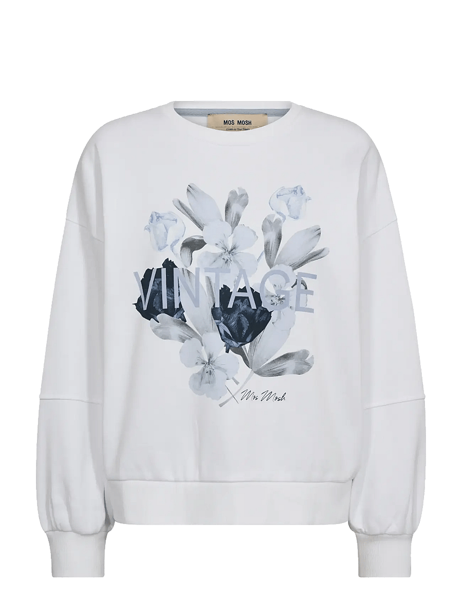 MOS MOSH - MMNati O-LS Sweatshirt - white - 0