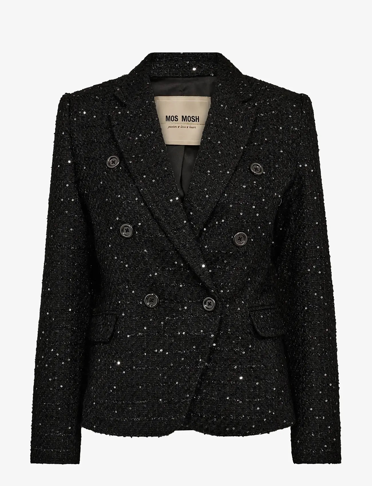 MOS MOSH - MMBelize Bouce Blazer - zweireihige blazer - black - 0