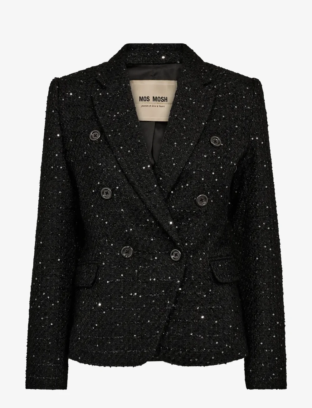 MOS MOSH - MMBelize Bouce Blazer - dubbelknäppta kavajer - black - 0