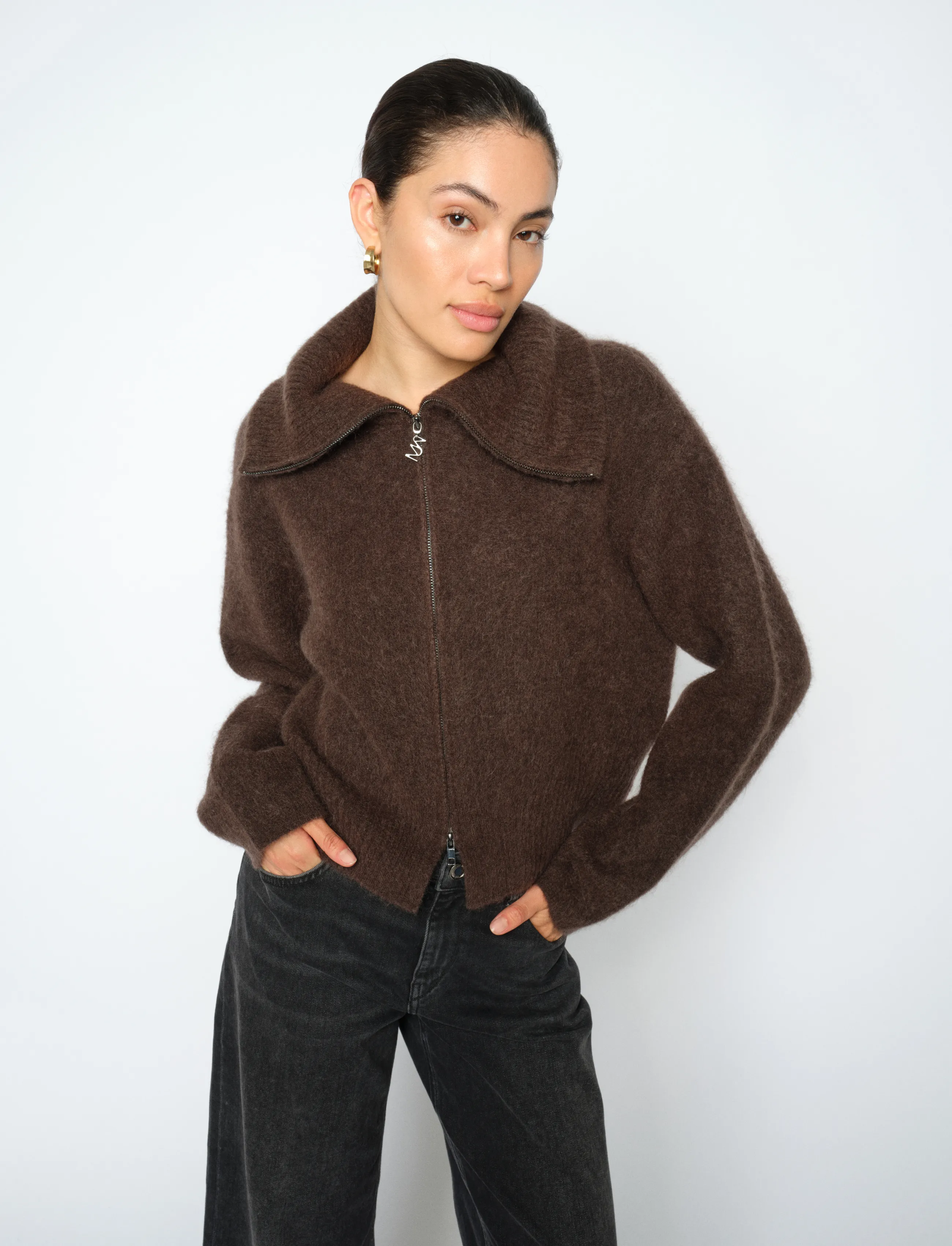 MOS MOSH - MMHulda Knit Zip Cardigan - strickjacken - delicioso - 3