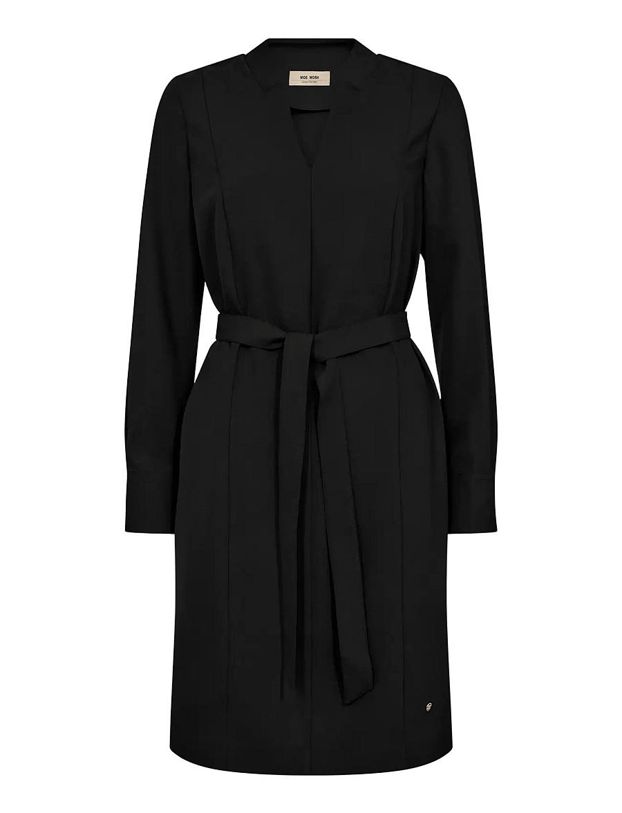 MOS MOSH - MMLipi Miley Dress - midi kjoler - black - 0