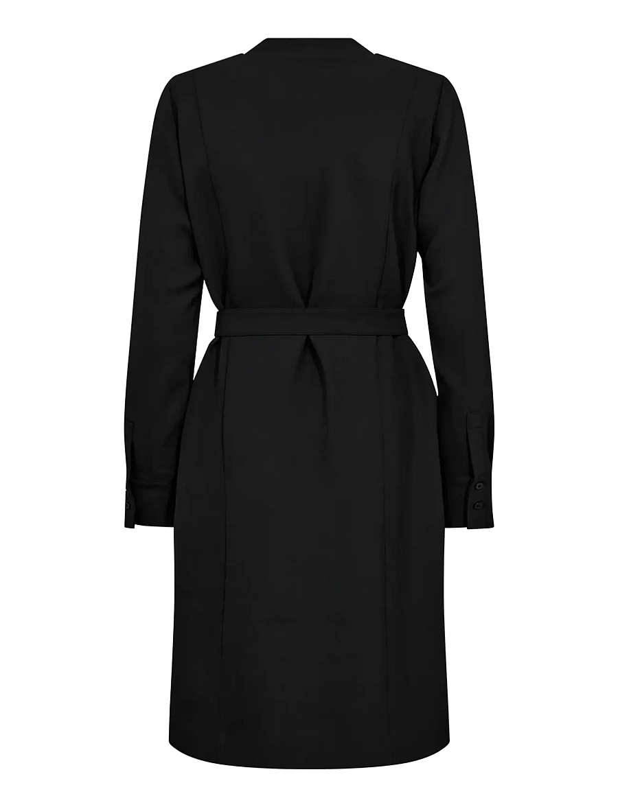 MOS MOSH - MMLipi Miley Dress - midi kjoler - black - 1