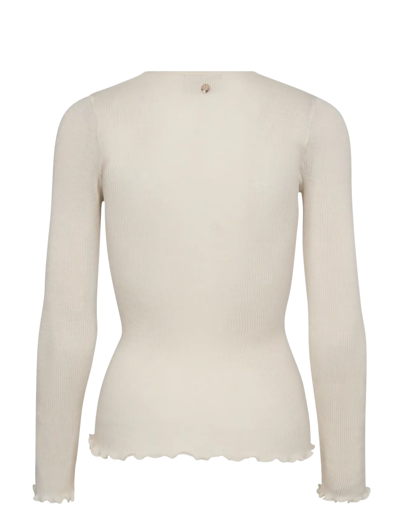 MOS MOSH - MMElaine Seamless Silk O-LS Tee - langærmede toppe - ecru - 1