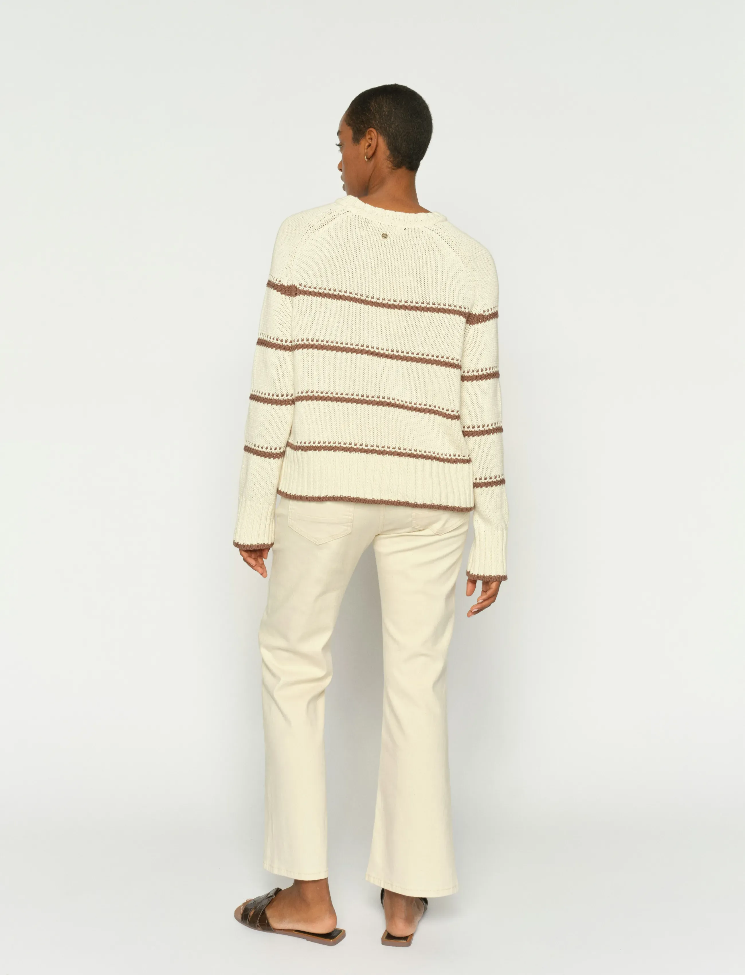 MOS MOSH MMCecilia Perla Jeans - MOS MOSH - CLAY / cream