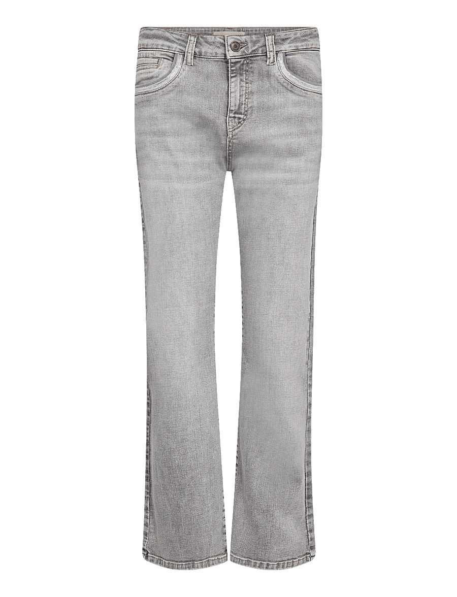 MOS MOSH - MMCecilia Perla Jeans - bootcut-jeans - grey - 1
