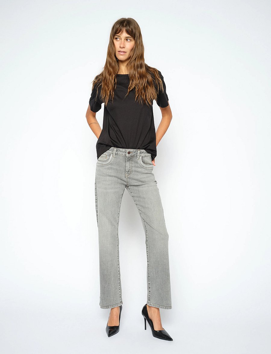 MOS MOSH - MMCecilia Perla Jeans - bootcut-jeans - grey - 0