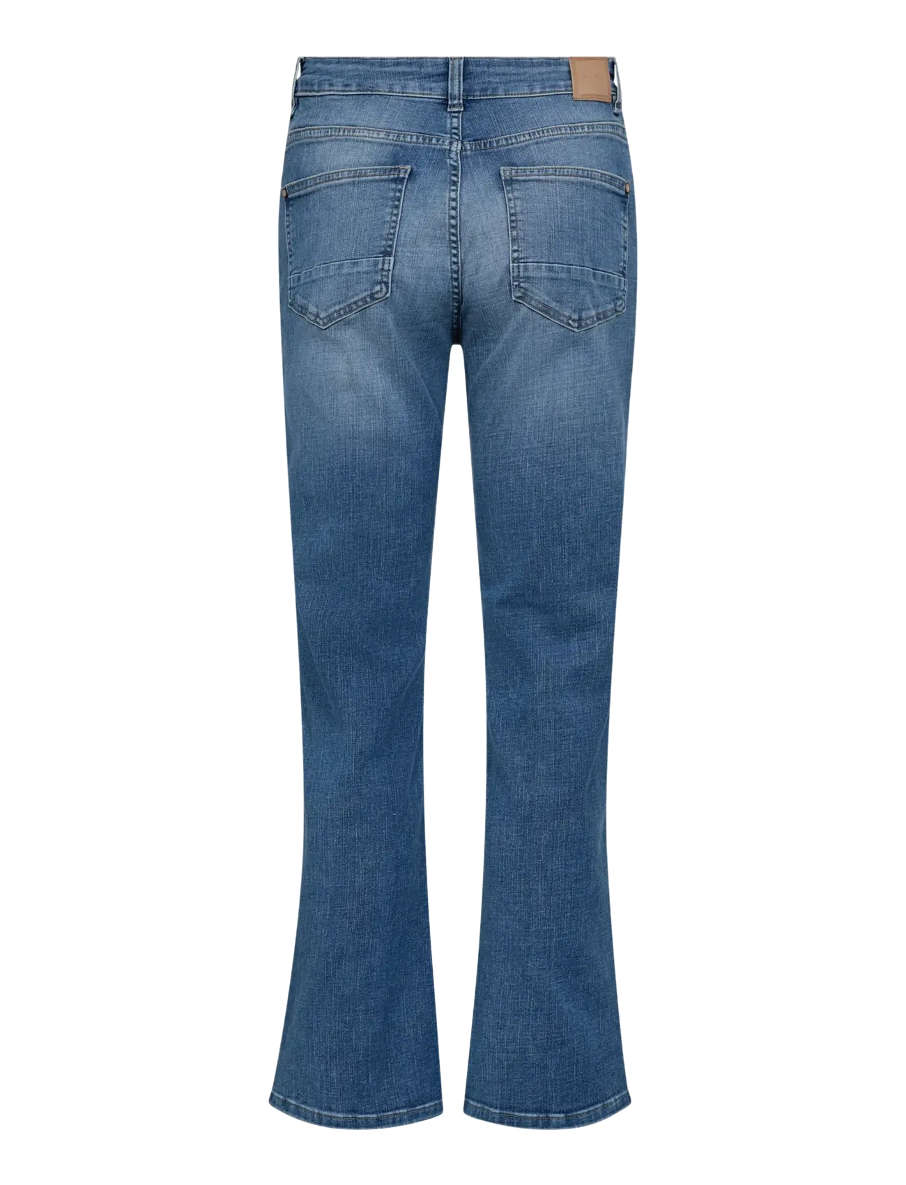 MOS MOSH - MMCecilia Perla Jeans - leveälahkeiset farkut - mid blue - 2