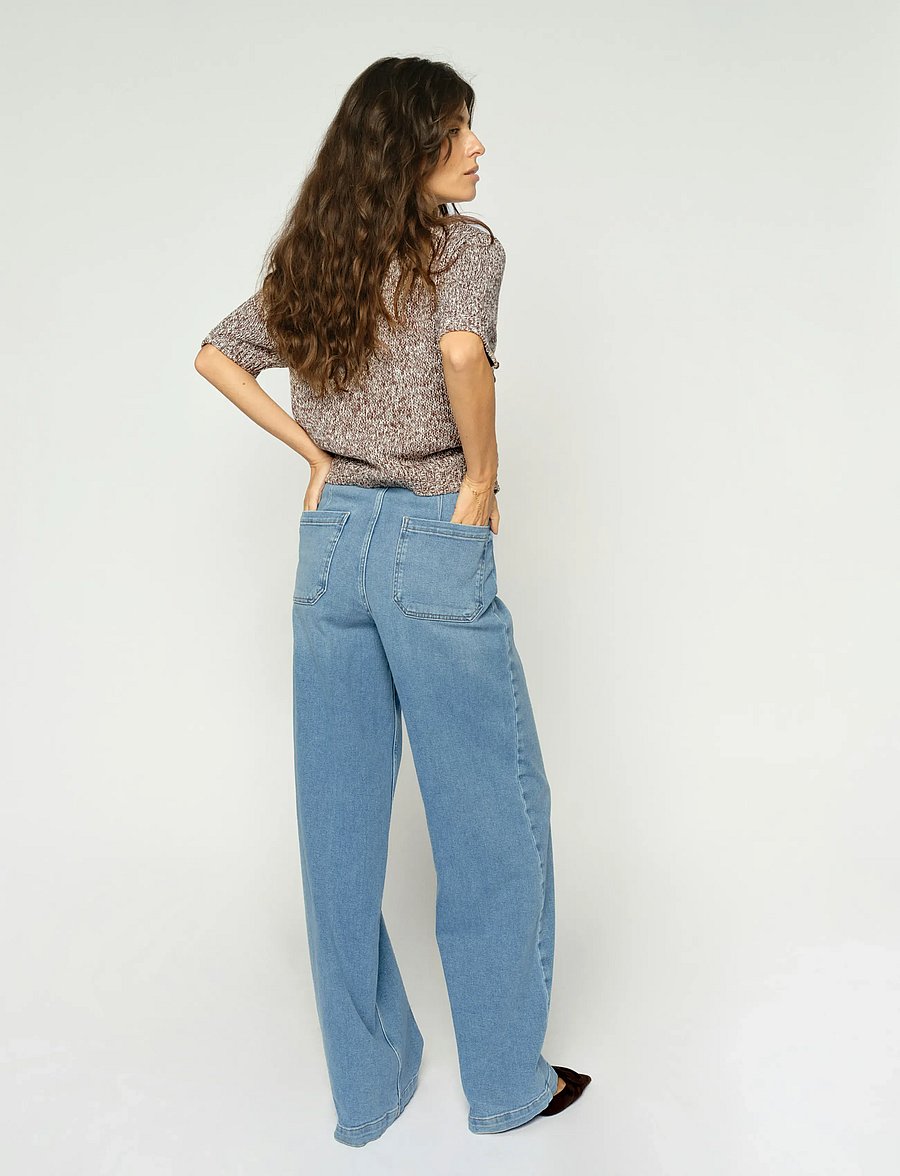 MOS MOSH - MMColette Lyon Jeans - wide leg jeans - light blue - 0