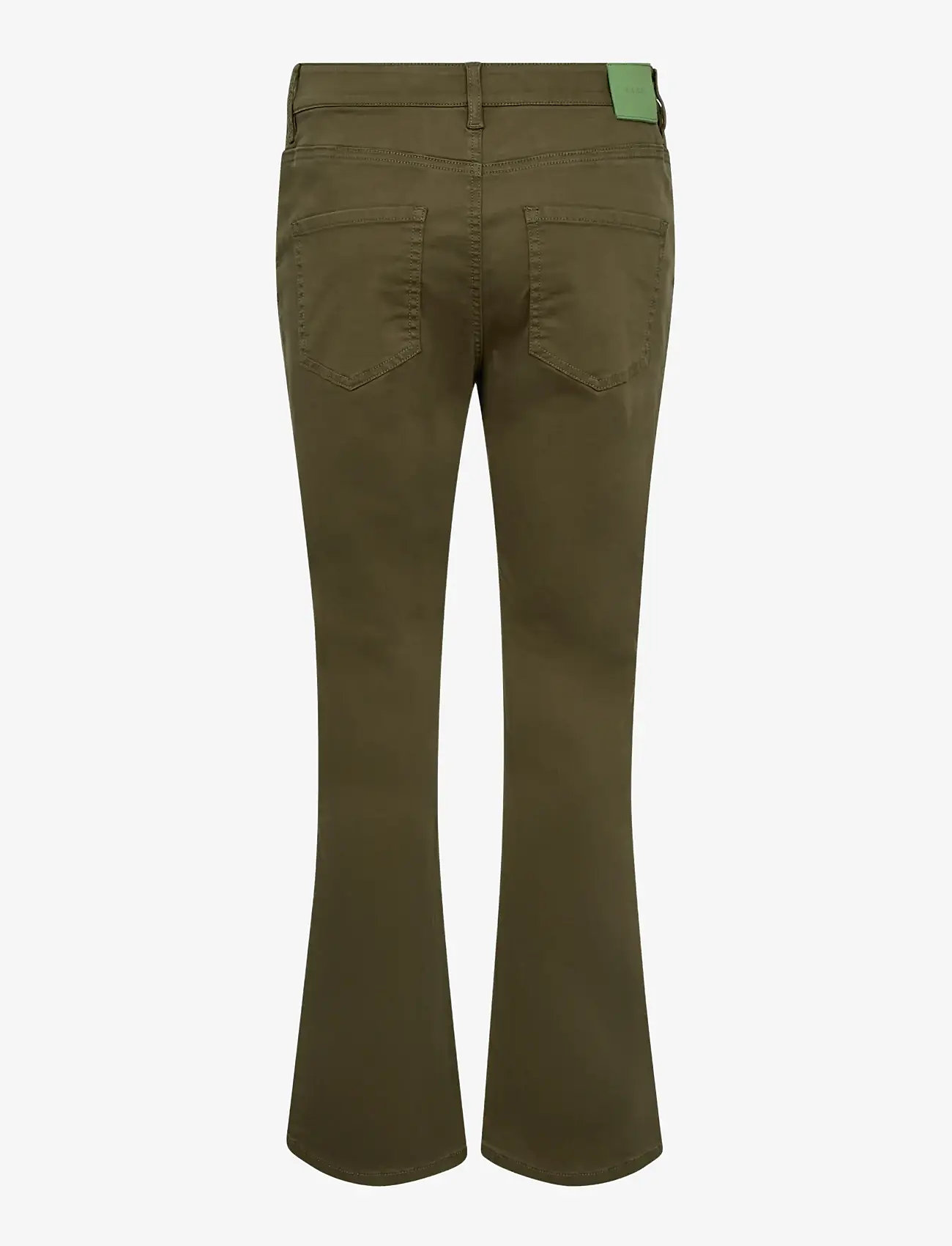 MOS MOSH - MMAshley Sati Pant - alt laiad püksid - olive night - 1