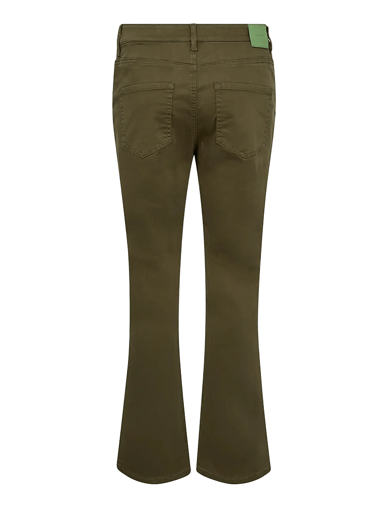 MOS MOSH - MMAshley Sati Pant - alt laiad püksid - olive night - 1