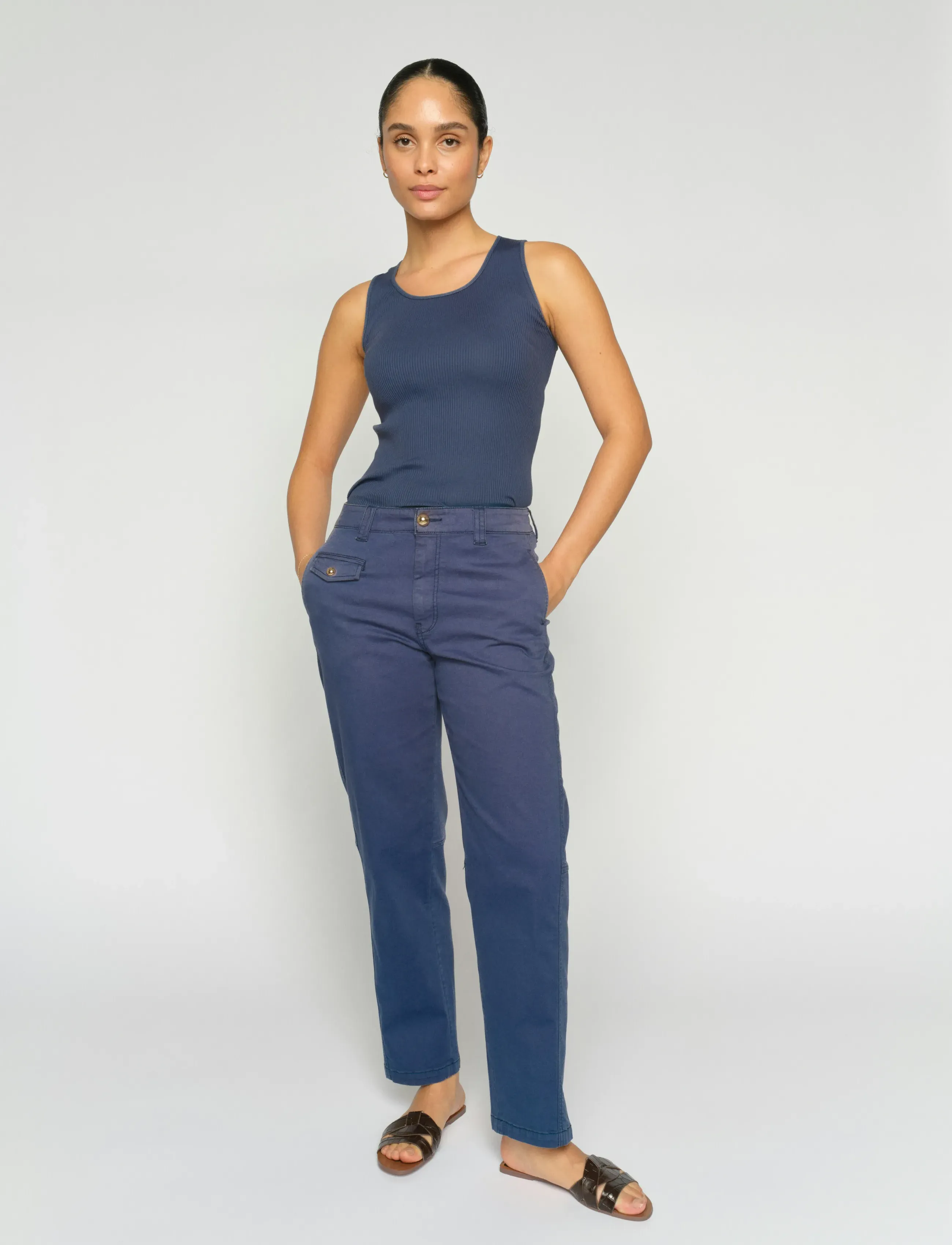 MOS MOSH MMAymen Len Pant - Püksid - CROWN BLUE / blue