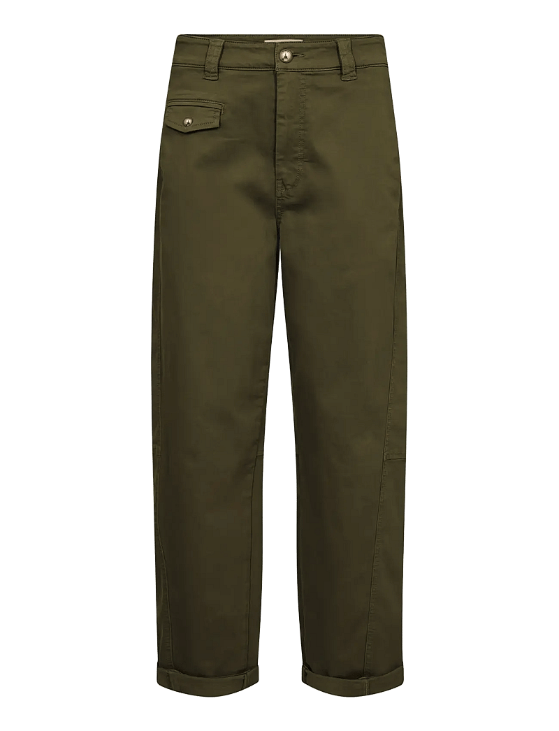 MOS MOSH - MMAymen Len Pant - straight leg hosen - olive night - 1