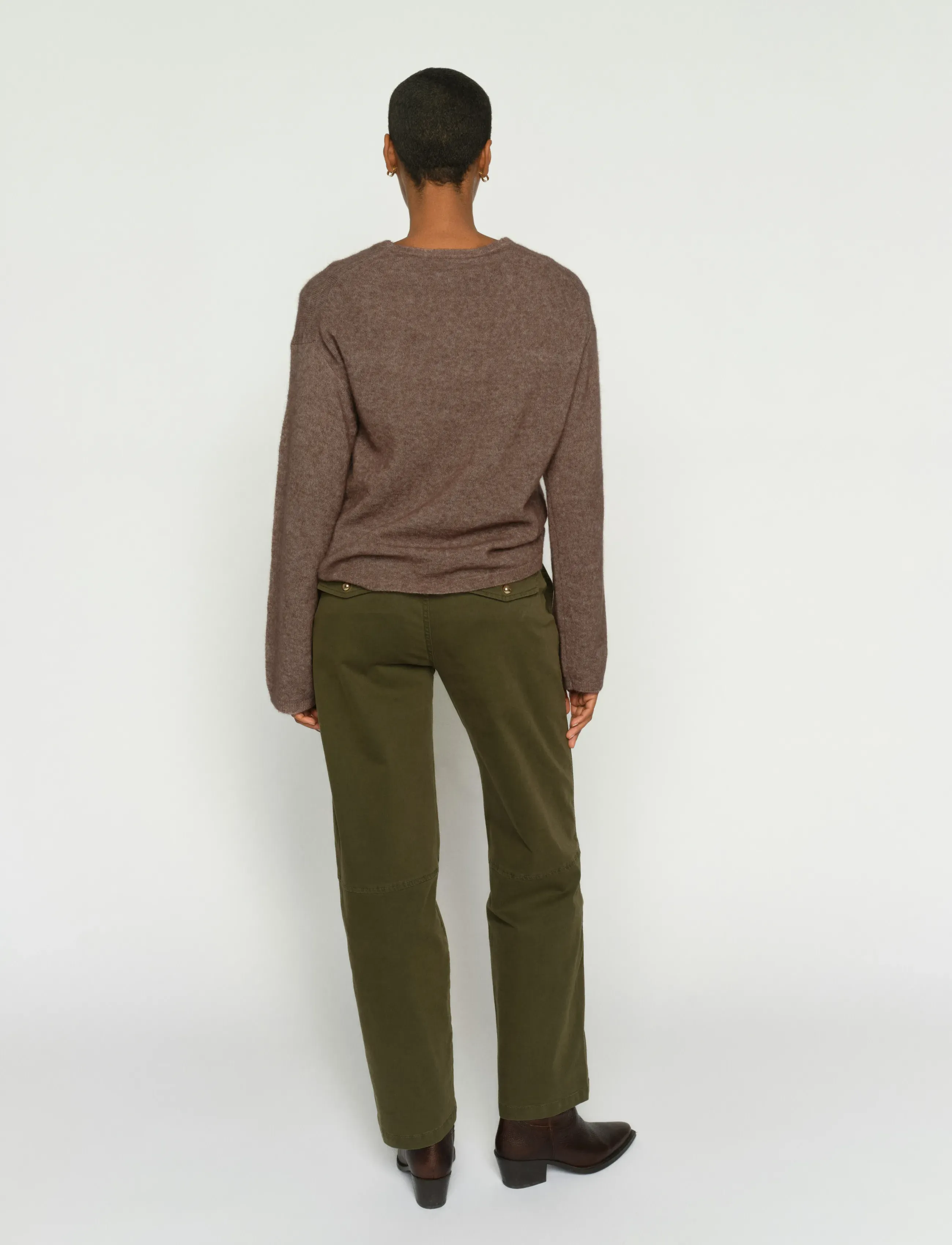 MOS MOSH MMAymen Len Pant - Püksid - OLIVE NIGHT / khaki/green