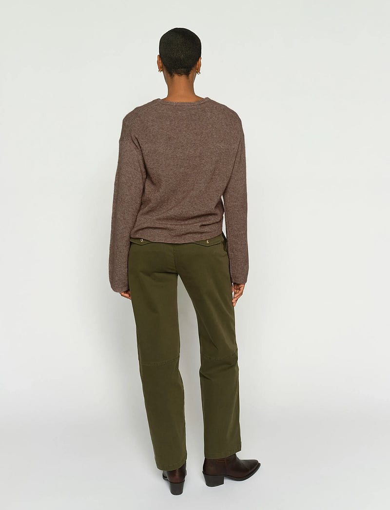 MOS MOSH - MMAymen Len Pant - straight leg hosen - olive night - 0