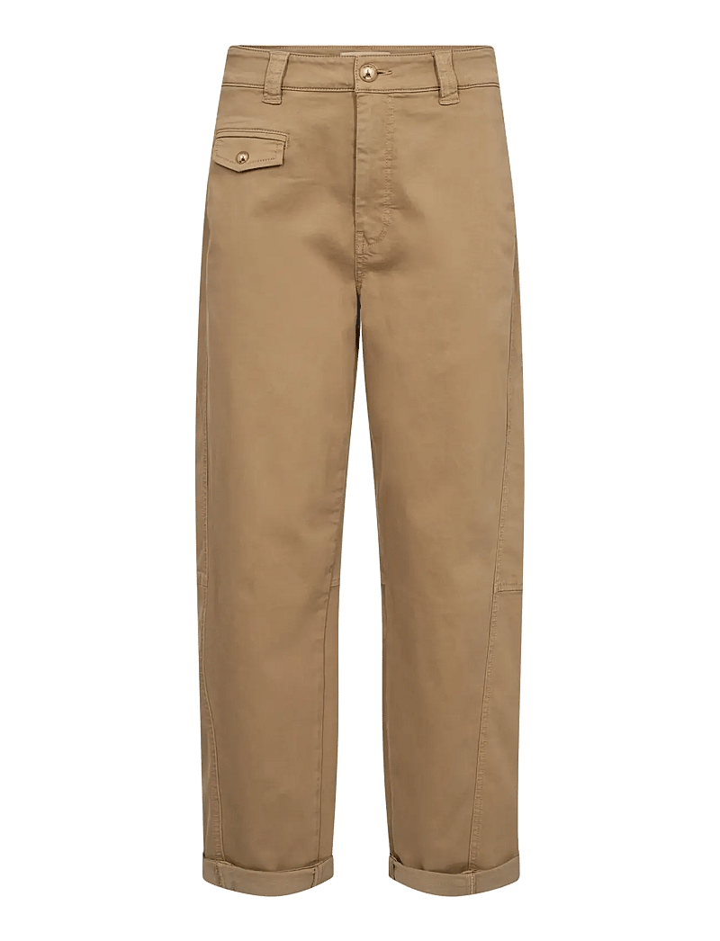 MOS MOSH - MMAymen Len Pant - raka byxor - petrified oak - 0