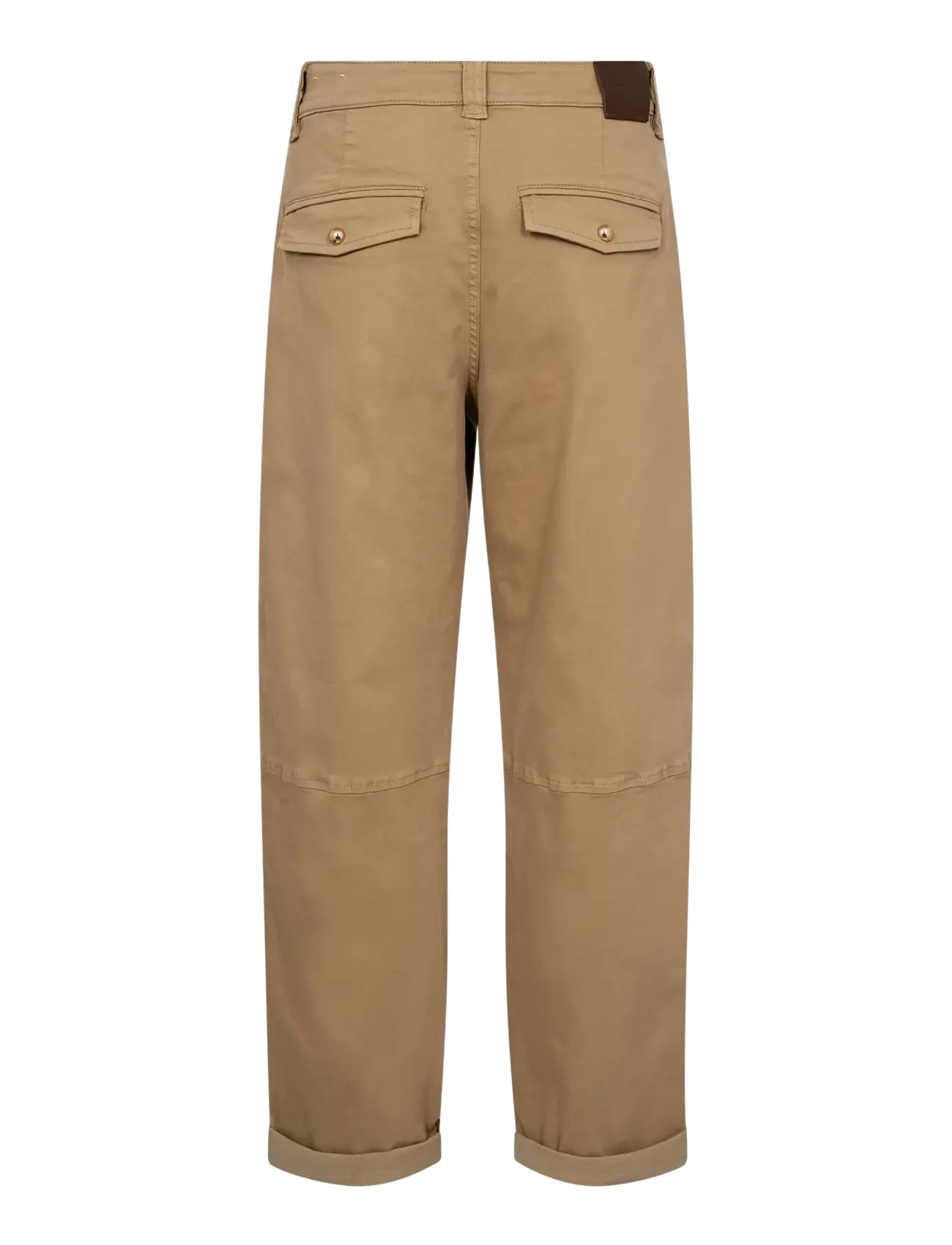 MOS MOSH - MMAymen Len Pant - raka byxor - petrified oak - 1